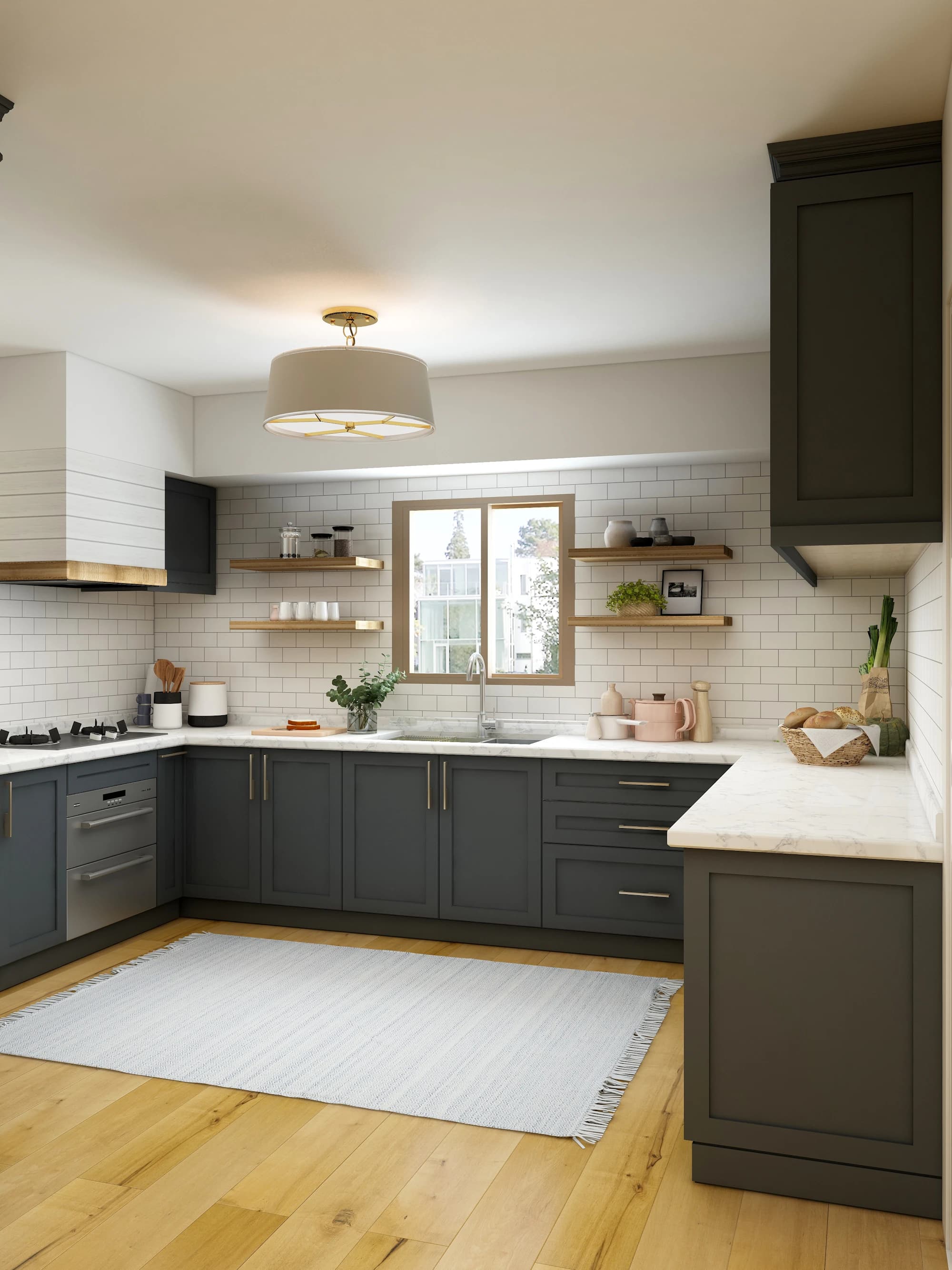 A kitchen arranged for everyday living